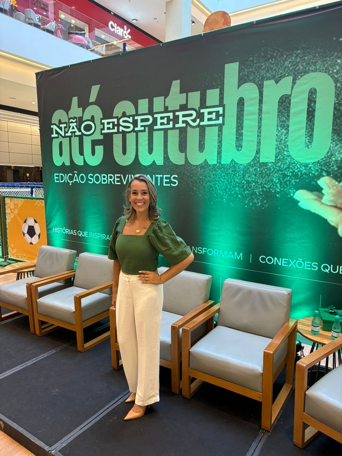 Carol Brasil — Idealizadora do projeto Não Espere Até Outubro